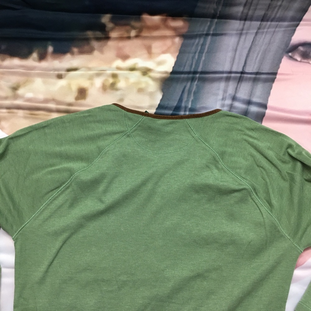 NEW Ralph Lauren Jersey Knit Olive Long sleeve Tee - Picture 8 of 13